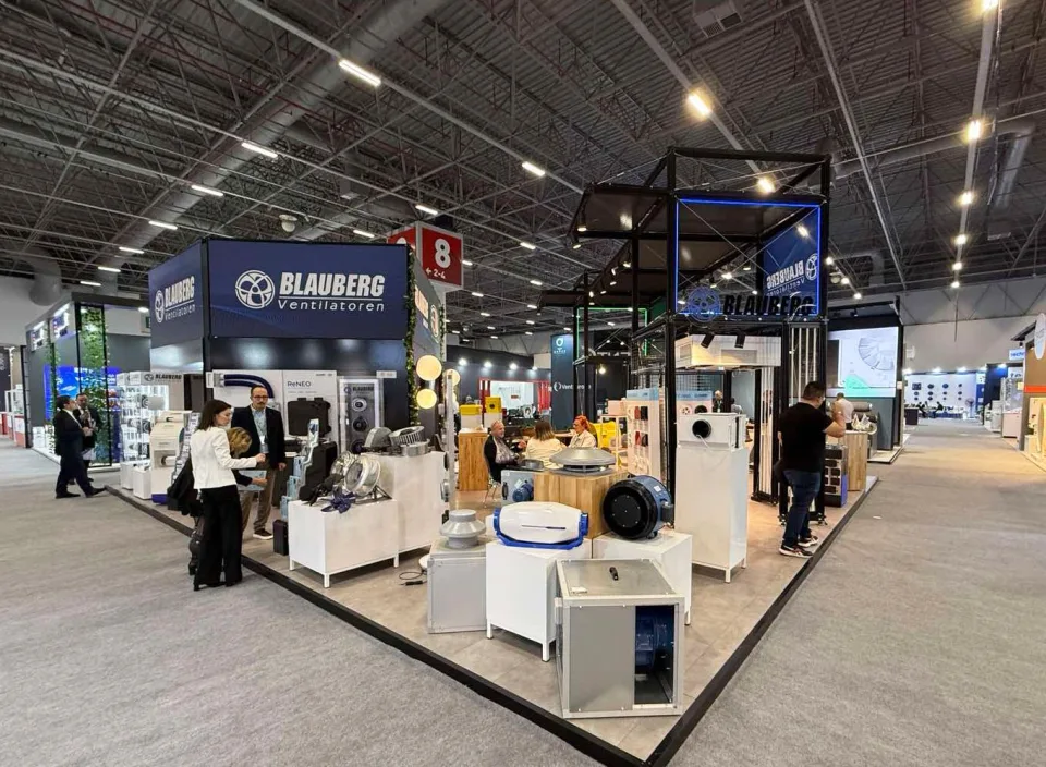 page-1-1 Blauberg international exhibition and ventilation-product stand