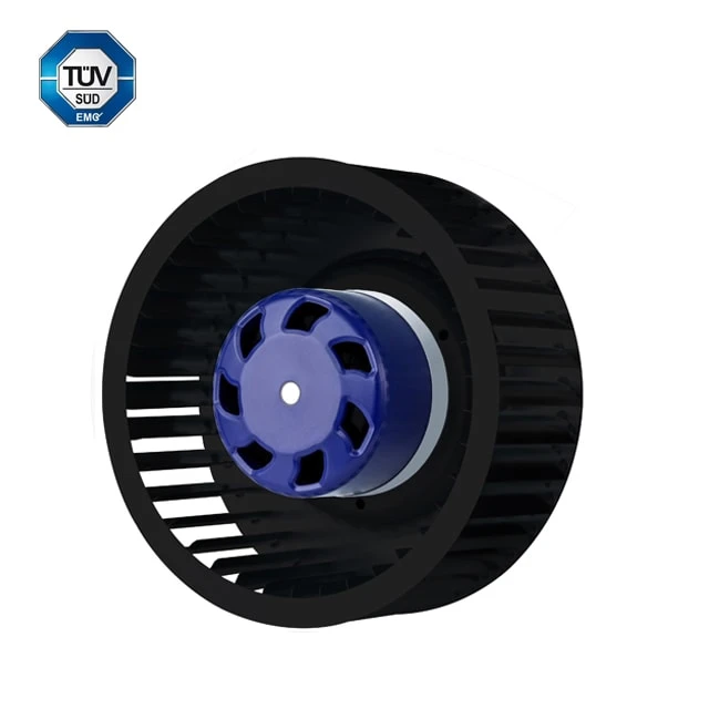 160mm 48V Motor 0-10v Curve Backward Impeller DC Centrifugal Fan